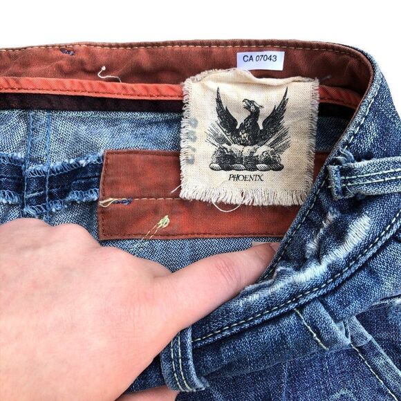 RARE Union Designer Jeans Size 34 Blue - Picture 14 of 14